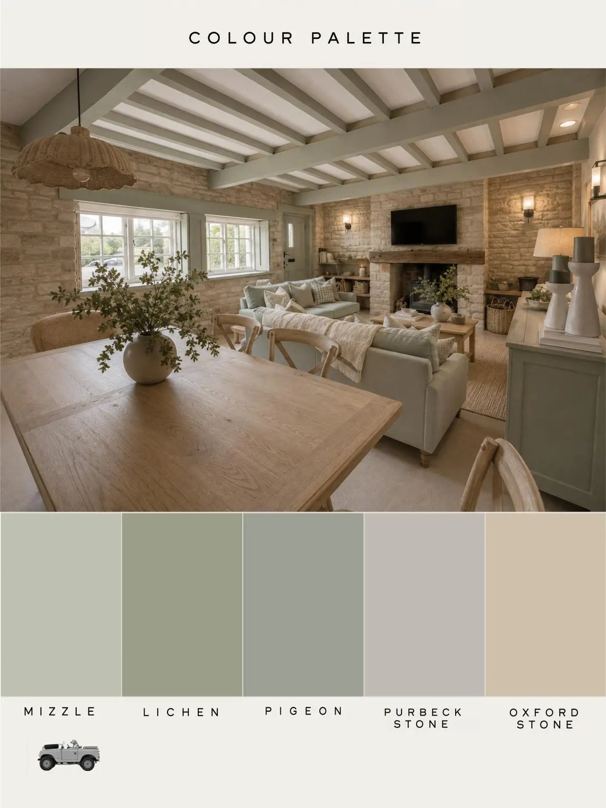 The Yorkshire colour palette page